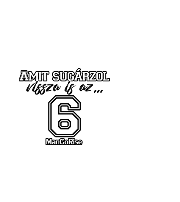  minta fekete pólón